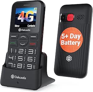 [27121] Oakcastle F300 Mobile Feature Phone Seniors Model with 4G Camera & SOS Button