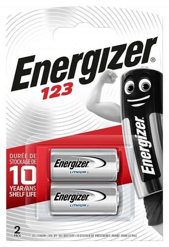 [30337] Energizer Batteries Lithium CR123 (2pc)