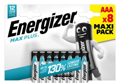 [30331] Energizer Batteries Alkaline AAA (8pcs) Alkaline MAX Plus