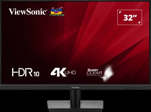 [27030] Viewsonic Monitor VA 32'' 4K UHD VA HDR10 with Dual HDMI & DisplayPort VA3208-4K-HD