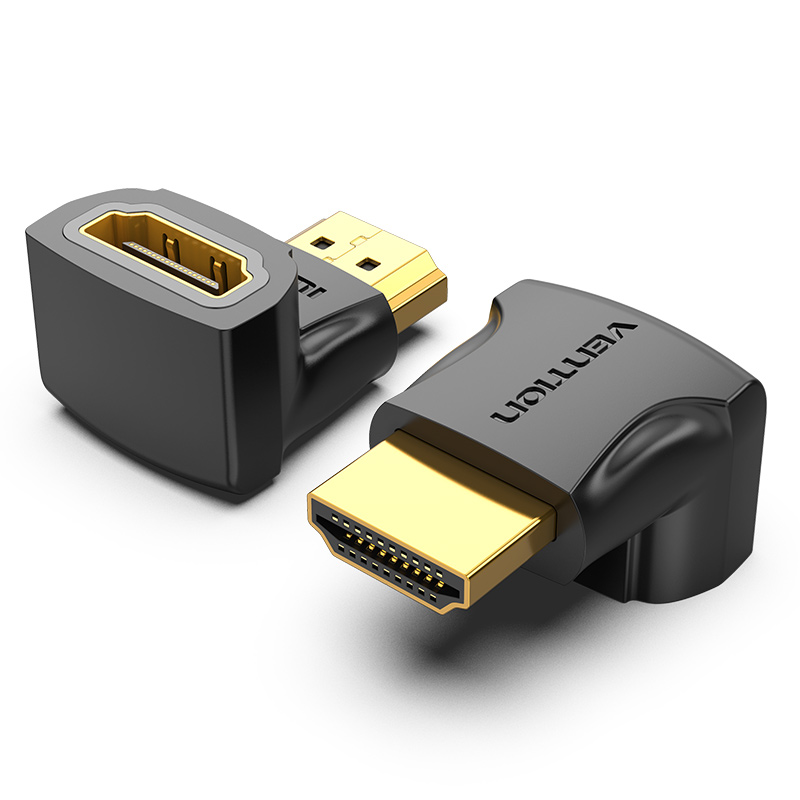 Vention HDMI Right Angle Adaptor Male to Female 90 Degree 4K60Hz AIOB0