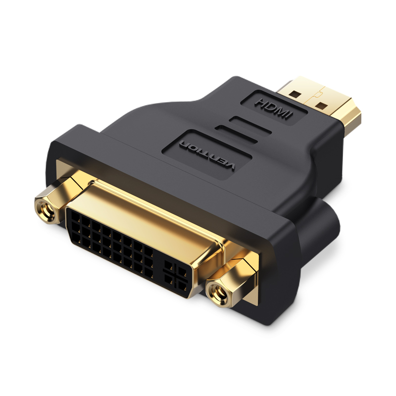 Vention HDMI Adaptor Male to DVI Female 24+5 Bi-Direction ECCB0