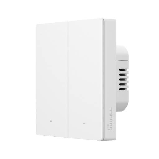 [26927] Sonoff M5 Matter WiFi Smart Wall Mechanical Switch 2-Button White