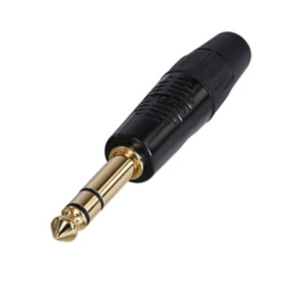 Neutrik REAN RP3CB 6.3mm Stereo Plug