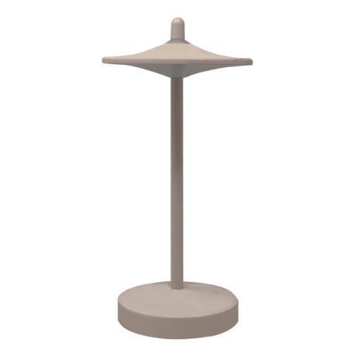 KELU SAKE USB-C Rechargeable IP44 Aluminium Lamp 130LM Sand