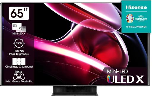 [26845] Hisense 65UXKQ  65'' 4K Smart QLED MINI LED 120hz Gaming TV