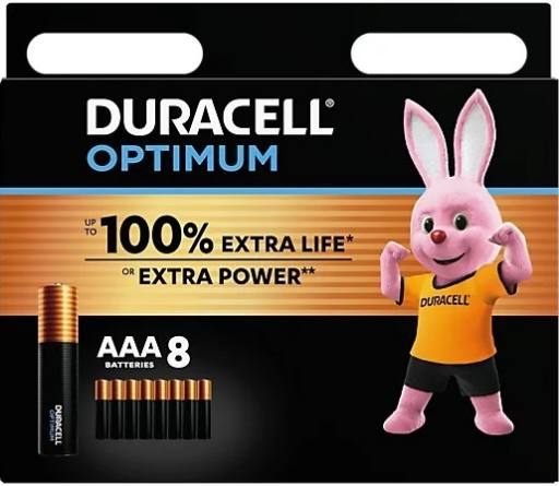 Duracell Alkaline AAA (8pcs) Optimum