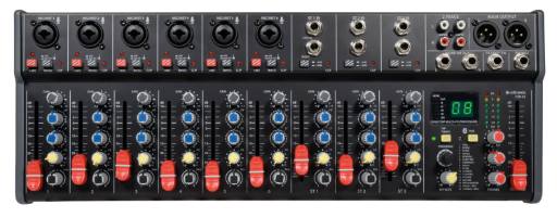 Citronic CSR-63 9ch Mixer with DSP/BT 4U Rack Mountable 170.809UK