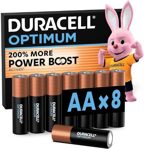 [30312] Duracell Alkaline AA (8pcs) Optimum