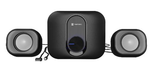 [26597] Natec PC Speakers 2.1 USB Powered 3.5mm 11W RMS Black PUG