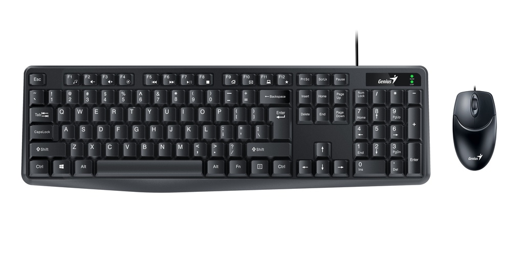 Genius KM-170 Wired Keyboard-Mouse Set English