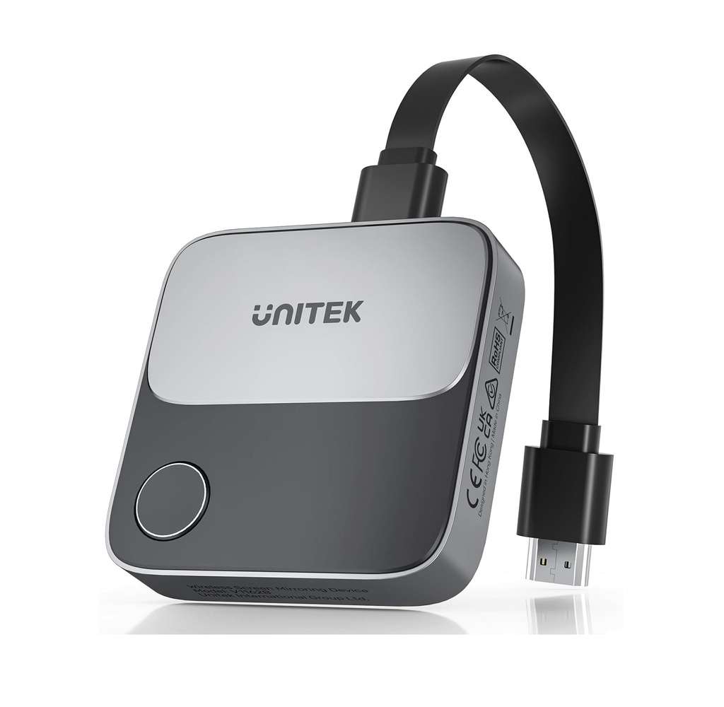 Unitek V1162 Wireless 4K Streaming from PC/Laptop & Smartphone to any HDMI Monitor