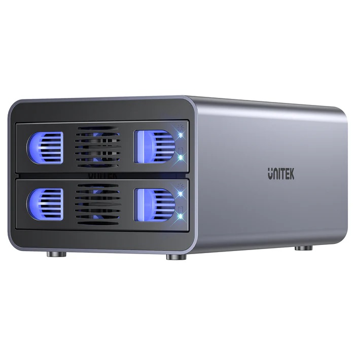 Unitek USB-A 2-Bay External SATA HDD Enclosure with RAID S1308B