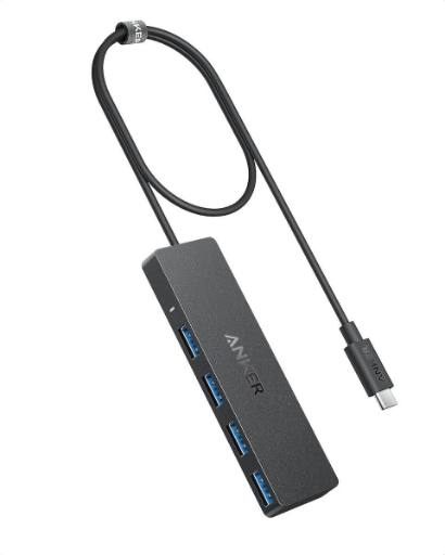 [26442] Anker Work Hub USB-C  4-Ports Black
