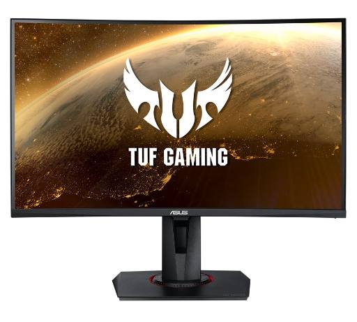[26409] ASUS Monitor TUF Gaming 27'' 2K Curved 165Hz HDR Ergonomic Speakers VG27WQ (2560x1440)