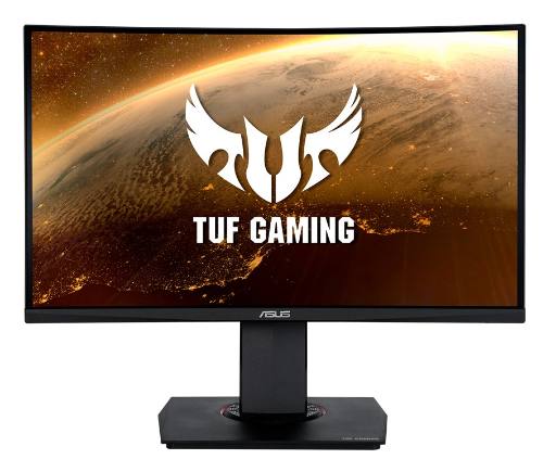 [26405] ASUS Monitor TUF Gaming 24'' FHD Curved 165Hz Ergonomic Pivot Speakers VG24VQR