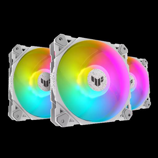 [26382] ASUS Gaming Fan ARGB Triple Kit with Controller TF120 White