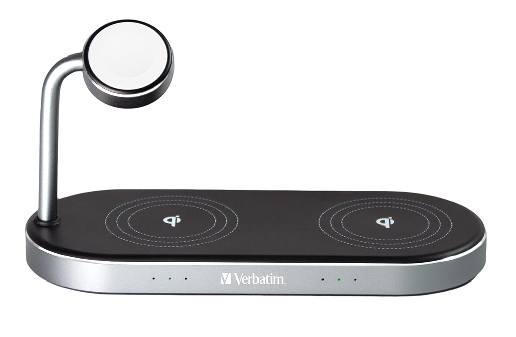 [26348] Verbatim WCS-03 3in1 Wireless Charger Qi & MFI Certified for Apple Devices