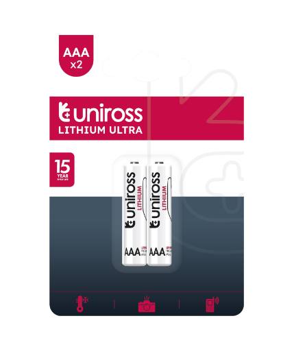 [26248] Uniross Lithium AAA Battery 1250mAh (2pack)