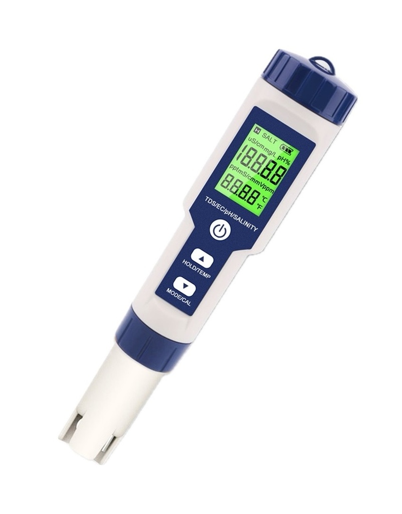 [26243] Noyafa Water Quality Tester with 5-in-1 Measurement (pH, TDS, EC, ORP, Temperature), Automatic Calibration, IP65 NF-EZ9909 SP