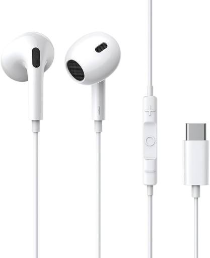 [26141] Baseus  Earphones Wired Type C Encok CZ17 White