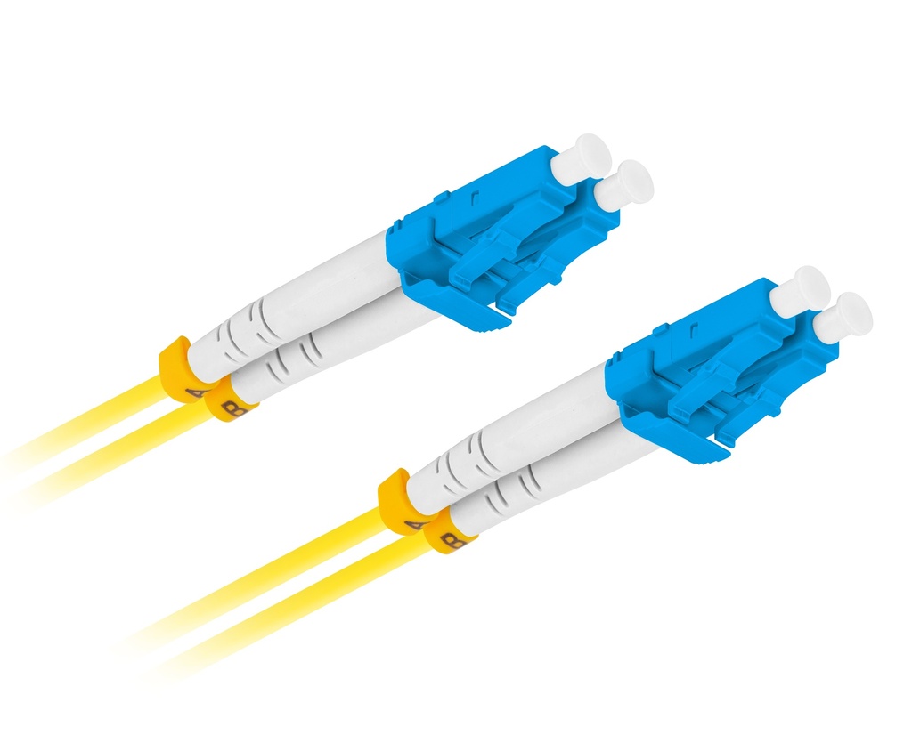 Lanberg Fiber Optic Patch Cord SM LC/UPC-LC/UPC Duplex LSZH 1.0m