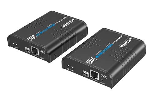 Lenkeng KVM HDMI Extender over IP 1G 4K60Hz 120m & Touch Screen Control LKV473KVM-M5.0