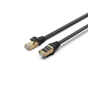 Unitek Network Patch Cable CAT7 Flat SSTP CU Black 3.0m C1897BK-3M