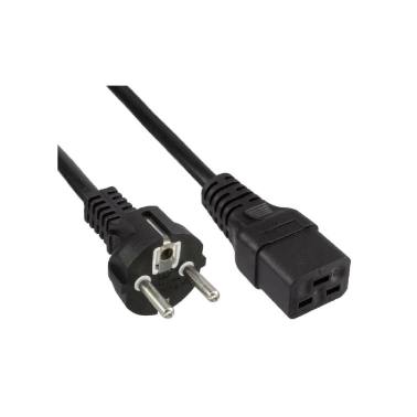 [25641] GBC Power Cable Scuko to VDE C19 Socket 1.8m