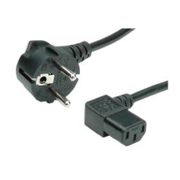 GBC Power Cable Scuko 90 degrees to IEC 90 degrees Socket 1.8m