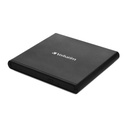 Verbatim External Slimline CD/DVD Writer USB 2.0 Black