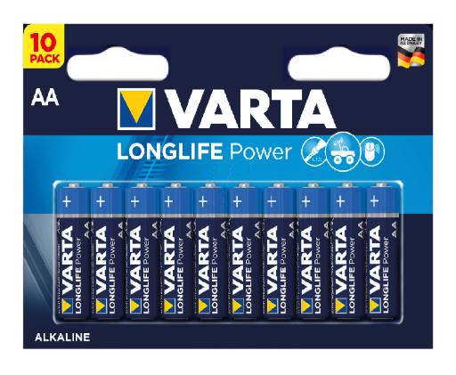 Varta Alkaline AA 10pcs Longlife Power