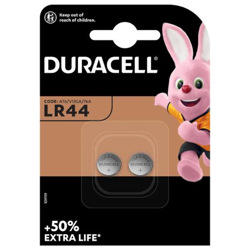 Duracell Alkaline-Cell LR44 2pcs Batteries