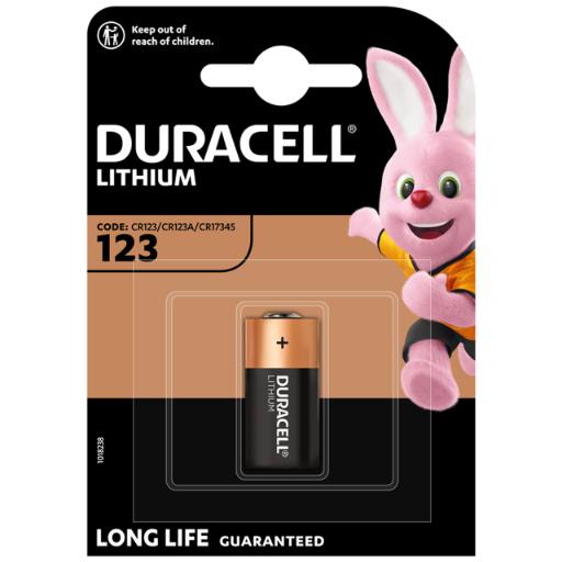 Duracell Lithium Ultra CR123A 1pc Card