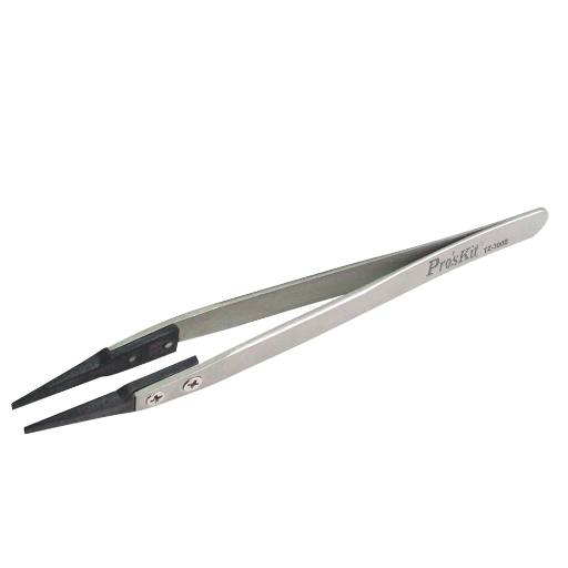 [25578] Proskit Tweezers Static Dissipative Soft Tip TZ-300B