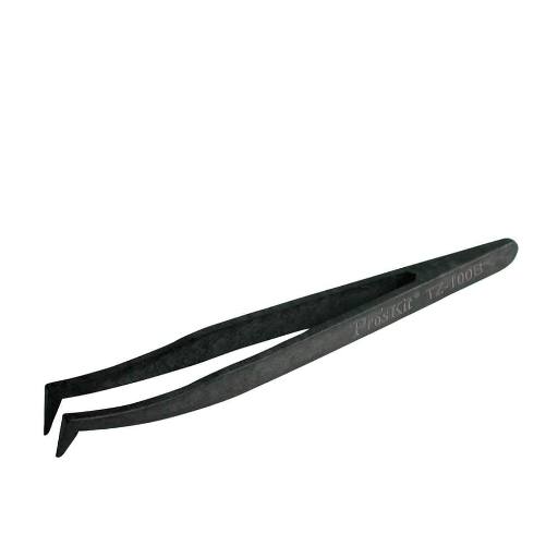[25576] Proskit Tweezers Curved Conductive Spring 120mm TZ-100B