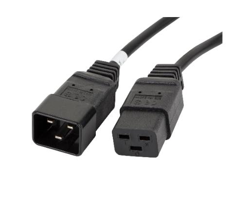Lanberg IEC C19 to C20 Heavy Duty Cable VDE 1.8m