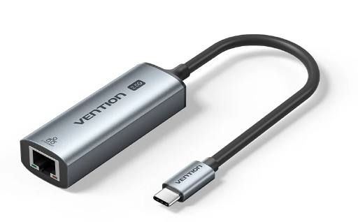 Vention Converter USB-C to 2.5 Gigabit Lan Aluminium Grey CFTHB