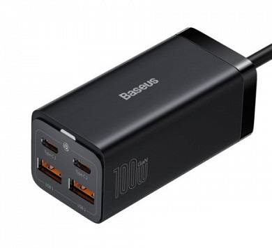 Baseus Charger Desktop 100W 2C+2U EU Black