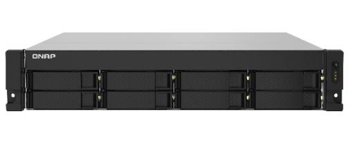 [25407] QNAP NAS 8-Bay Rackmounted ANL Quad-Core, 4GB RAM, Redundant PSU, PCIe Slot, 10GbE SFP+ & 2.5GbE TS-832PXU-RP