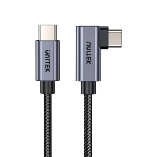 Unitek MC USB-C Cable PD100W L-Shape 1.0m C14123BK-1M