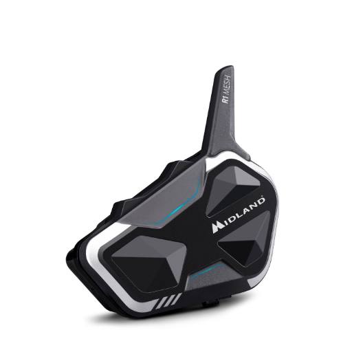 [30091] Midland Moto Intercom R1 Mesh Hybrid BT & Mesh Helmet Headset (single)