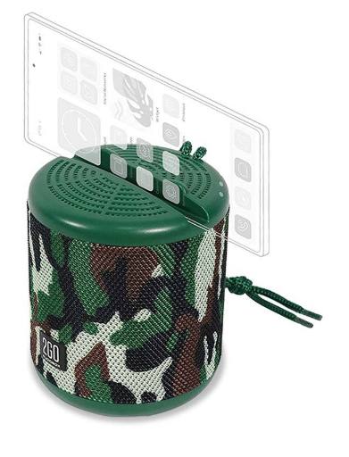 [24812] SonicGear AudioBox 2GO-Dock100 Portable BT/FM Speaker with Dock Camo