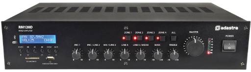 Adastra RM120D 100V 120W FM/DAB/USB/BT/4Z 953.224UK