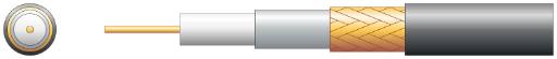 [24636] Mercury RG59B/U Coaxial Cable Foam 100m 808.101UK
