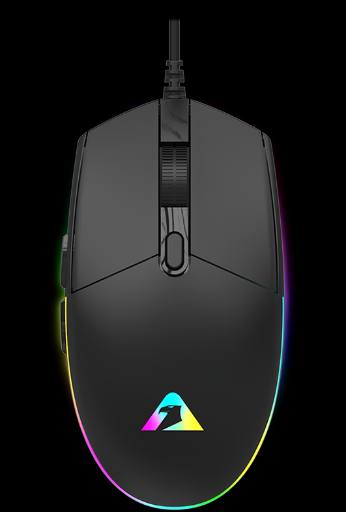 Armaggeddon Gaming Mouse Wired 12800CPI Silent RAVEN III SIGMA STEALTH Black