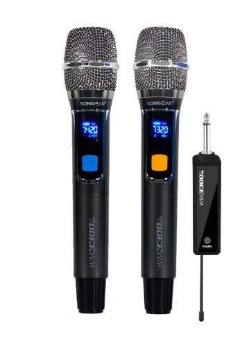 [24059] SonicGear WM 3300 UL DUAL 2 Wireless Microphones with receiver