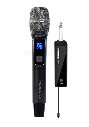 [24058] SonicGear WM3000UL 1xHandset Wireless UHF Microphone with Rechargeable Receiver