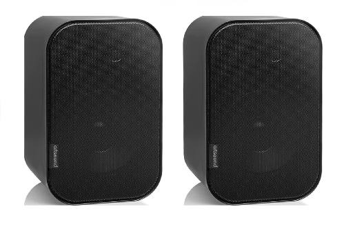 [23862] Artsound UNI40B 2-way Onwall Speakers 100W Black (pair)