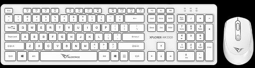 Alcatroz Keyboard & Mouse Wireless Xplorer AIR 3300 White